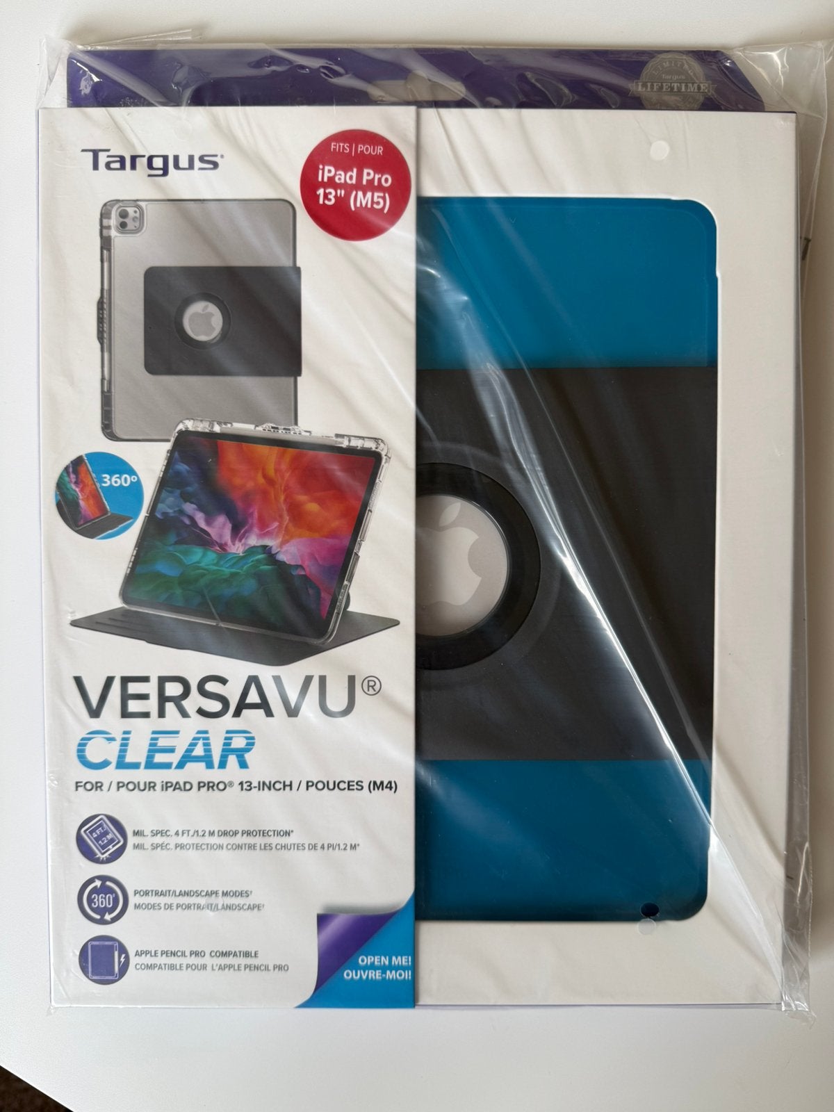 Targus Versavu doorzichtige hoes voor iPad Pro 13, Ophalen of Verzenden, Nieuw, 13 inch of meer, Bescherming achterkant