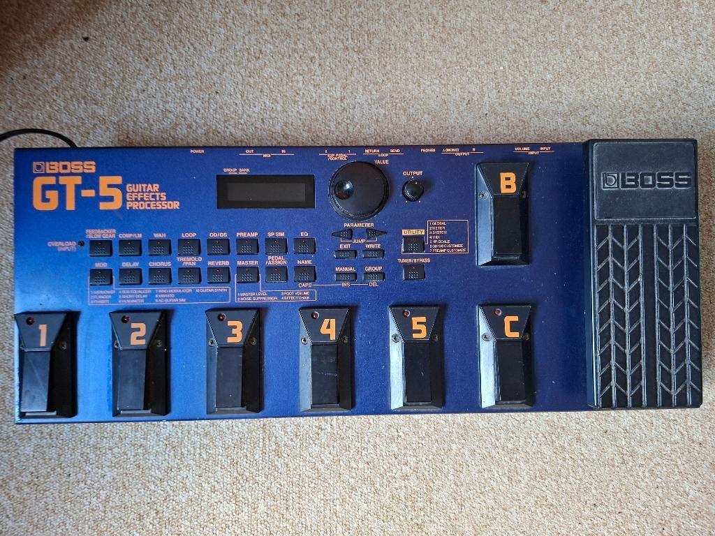 Boss gt5, Enlèvement, Utilisé, Autres types