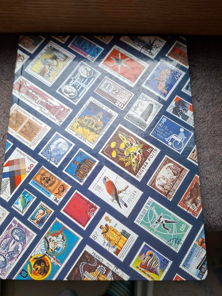 Postzegels wereld, Ophalen, Postzegelboek