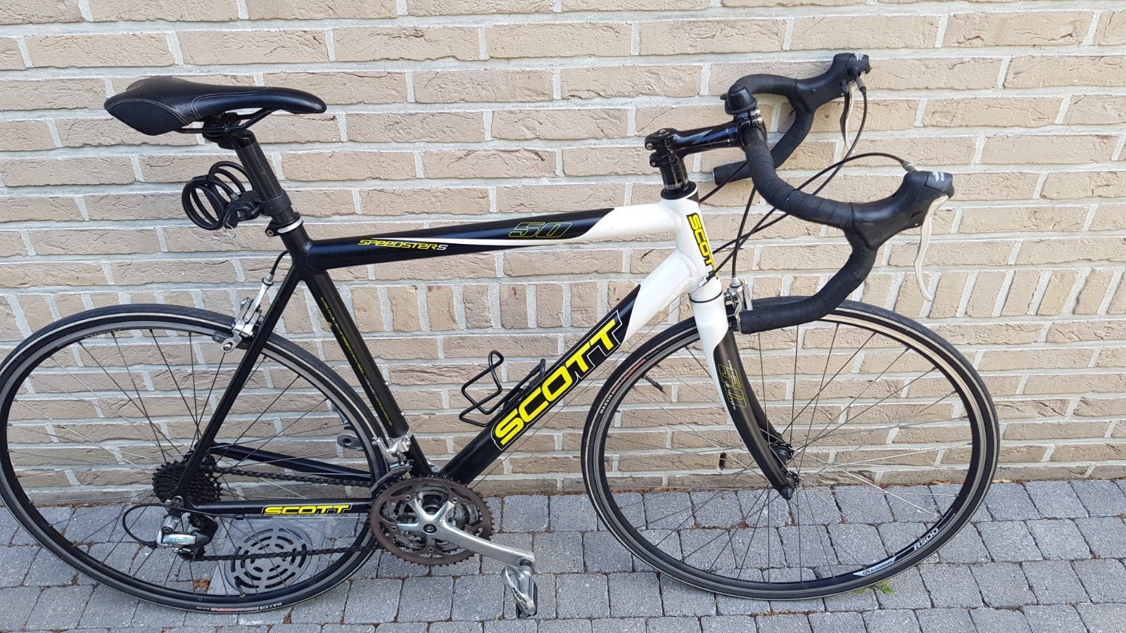 Scott koersfiets Speedster50., Gebruikt, Velgrem, Versnellingen, 53 tot 57 cm
