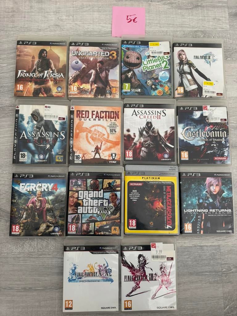 PS3-games, Ophalen, Gebruikt