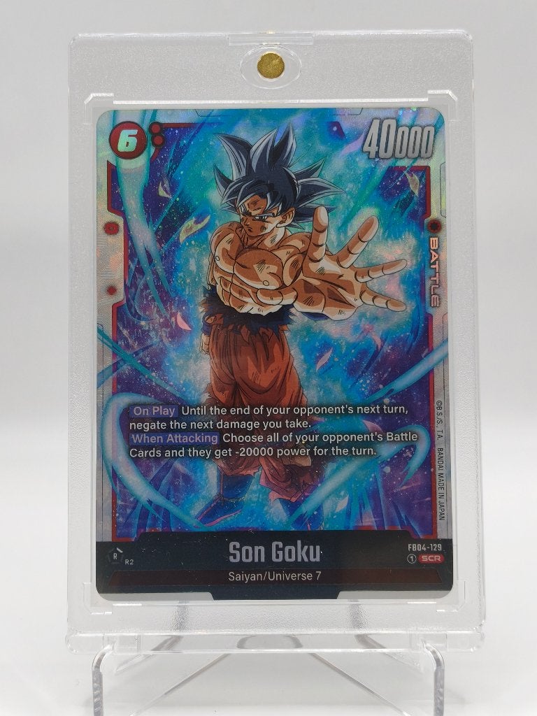 Dragon Ball Super Fusion World FB04 — Goku SCR FB04-129, Ophalen of Verzenden, Nieuw, Speelkaart(en)