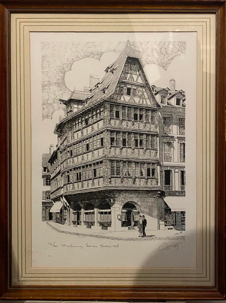 Gravure Strasbourg » MAISON•, Enlèvement
