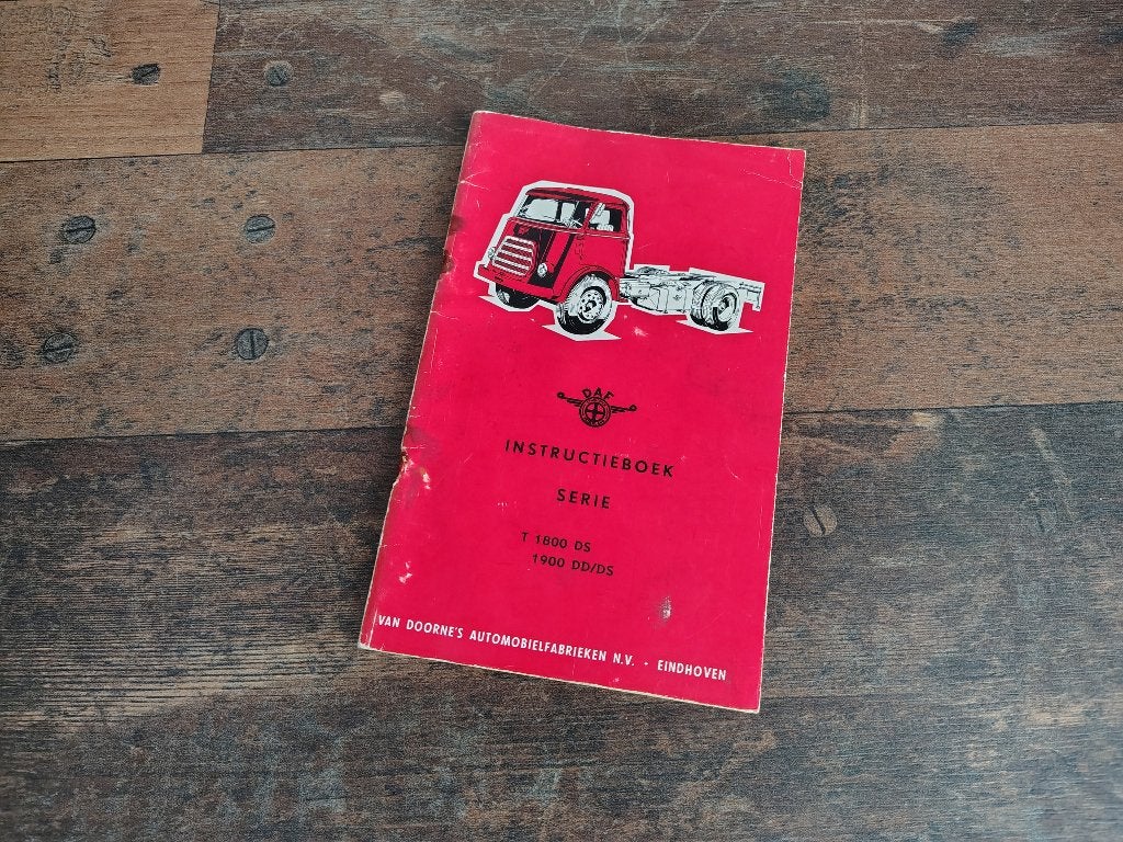 Instructie Boekje: DAF T1800 DS/ 1900DD/ Vrachtwagen (1963), Envoi