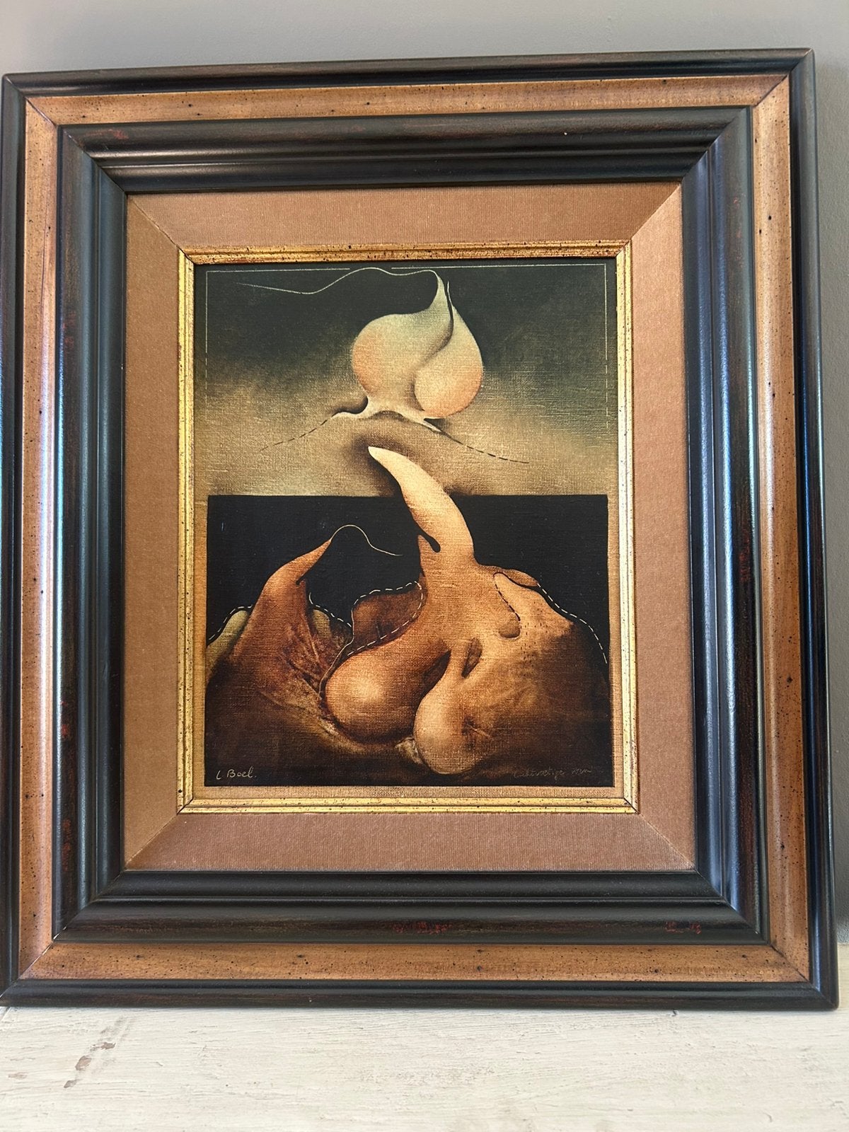 Peinture Léon Boël peintre belge, Ophalen