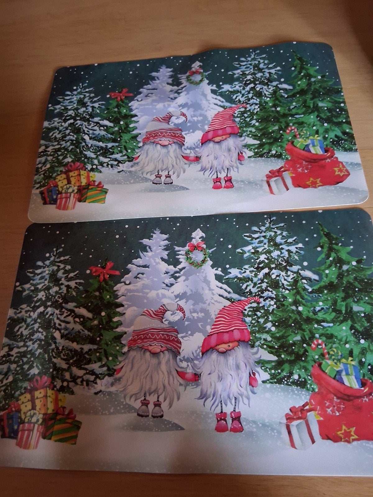 2 placemats Kerst, Ophalen of Verzenden