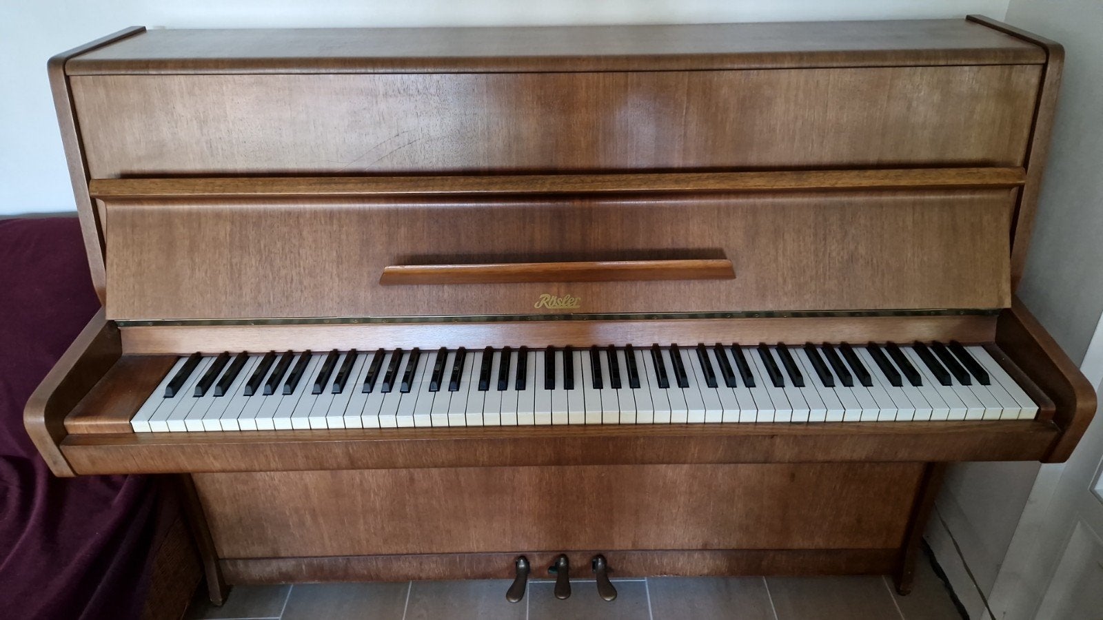Rösler piano, Enlèvement, Utilisé, Brun, Piano
