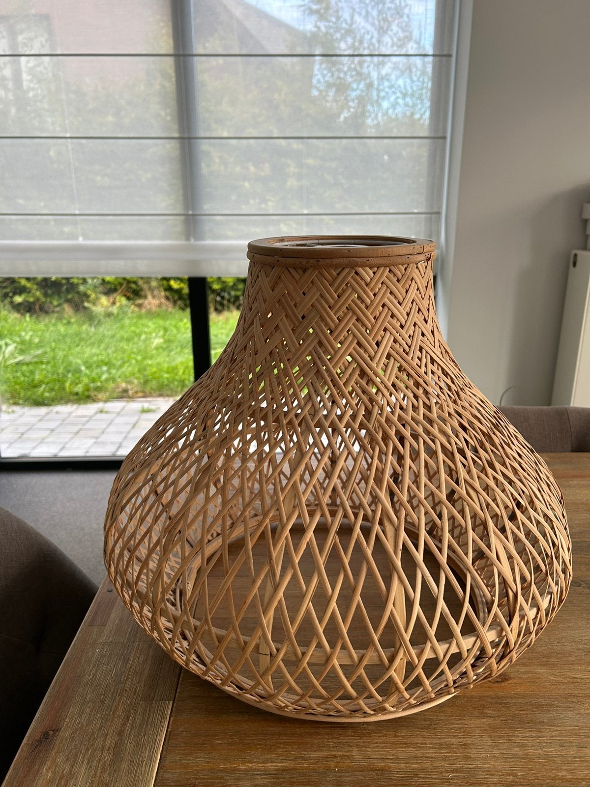 Bamboe lampenkap Brisa van Kwantum, Beige, Zo goed als nieuw, Overige materialen, Overige vormen