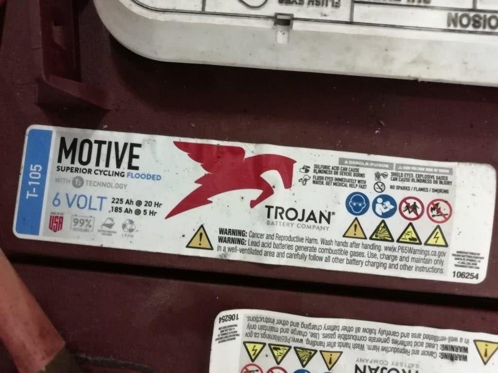 BATTERIE 225 Ah PROF TROJAN TRACTION   6V 250 4 PIÈCES, Enlèvement
