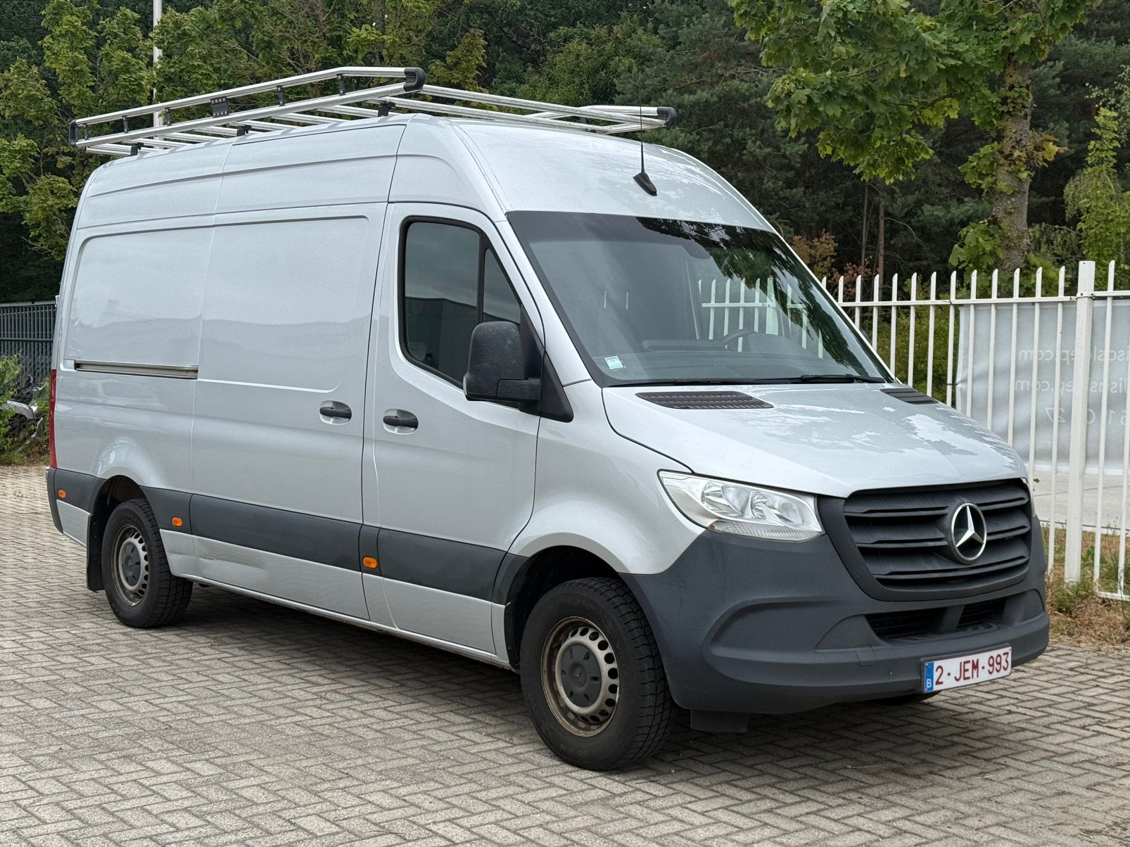 Mercedes-Benz Sprinter 314 2.1CDI L2H1 automaat, Autos, Argent ou Gris, Euro 6, Entreprise, 3 places