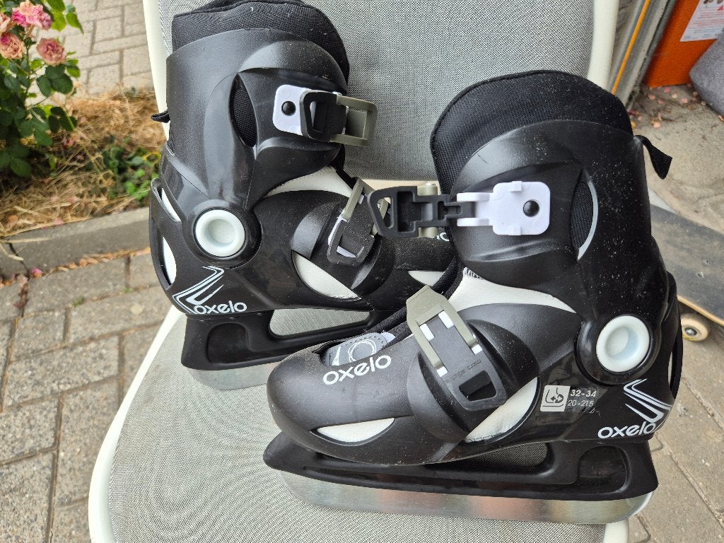 OXELO PLAY 3 — Patins pour garçons — Taille ajustable 32—34, Autres marques, Enlèvement ou Envoi, Comme neuf, Patin de course