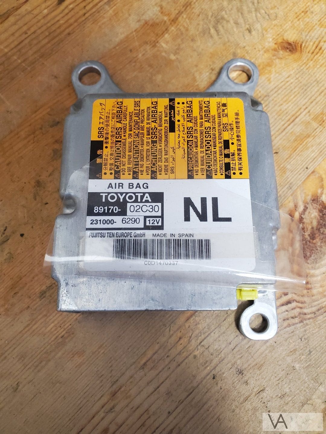 Toyota Auris 2012 - 2018 airbag module 89170-02c30 €70, Gebruikt, -, -, Ophalen of Verzenden