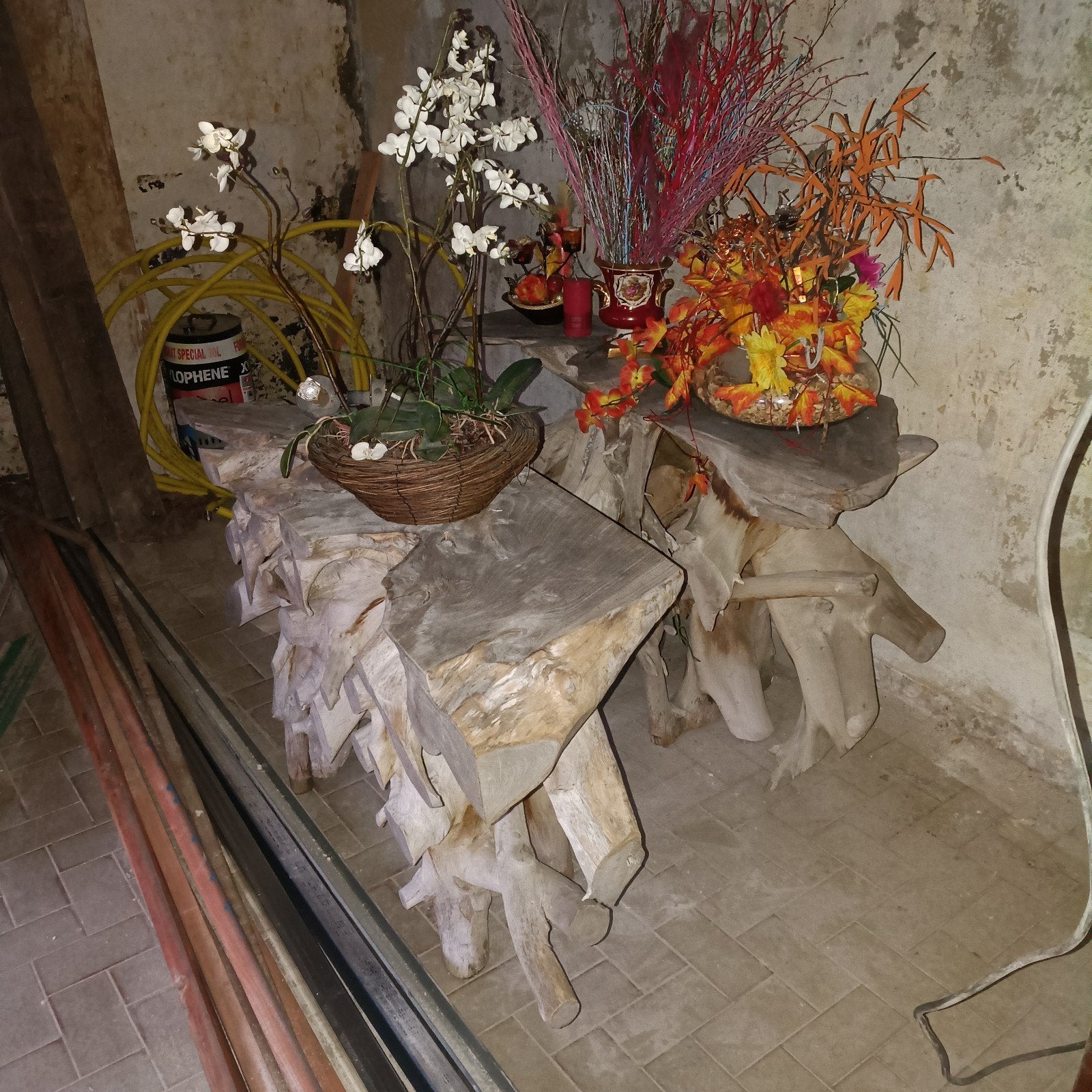 table teck, Jardin & Terrasse, Enlèvement ou Envoi, Bois