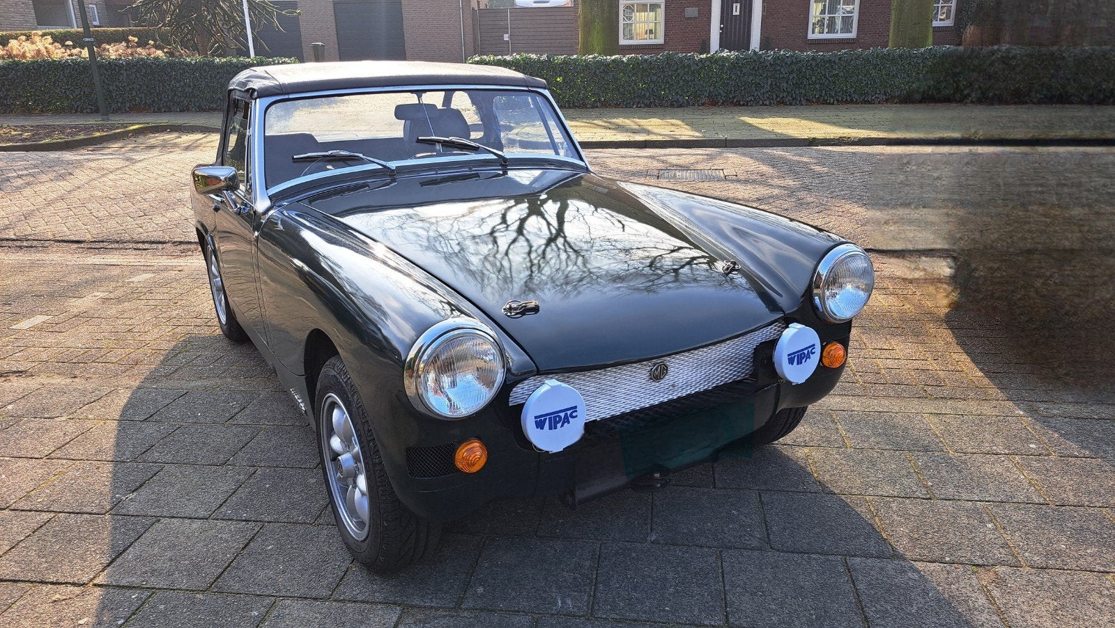 MG Midget 1500 // Oldtimer // Cabrio, Auto's, Achterwielaandrijving, Zwart, Cabriolet, Handgeschakeld