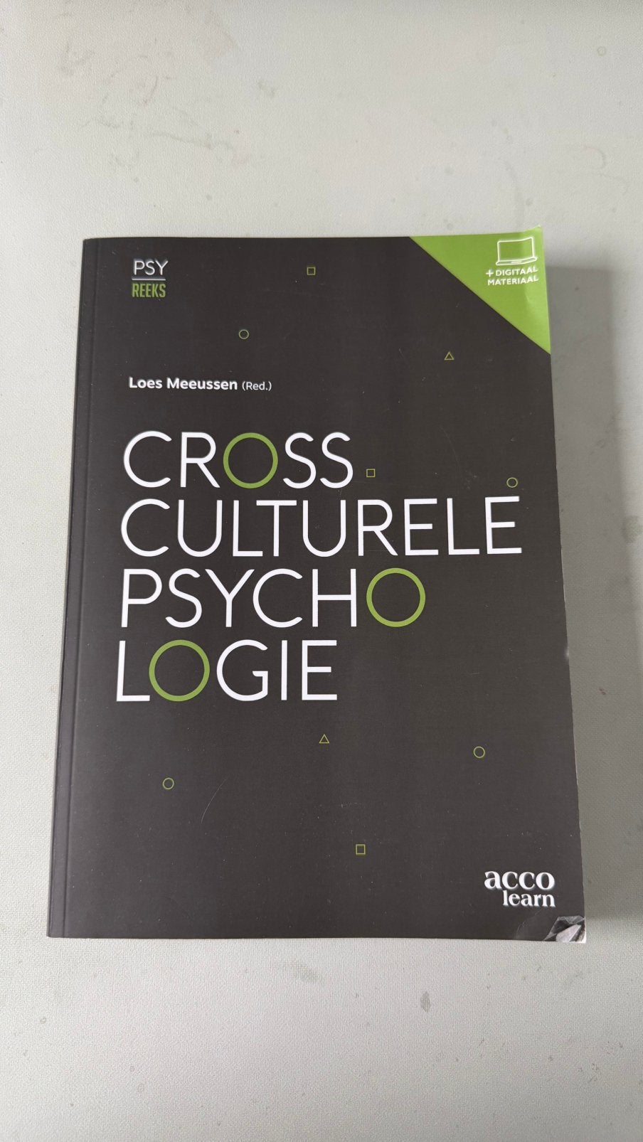 Loes Meeussen - Crossculturele Psychologie, Livres, Loes Meeussen, Enlèvement, Utilisé, Autres sujets/thèmes