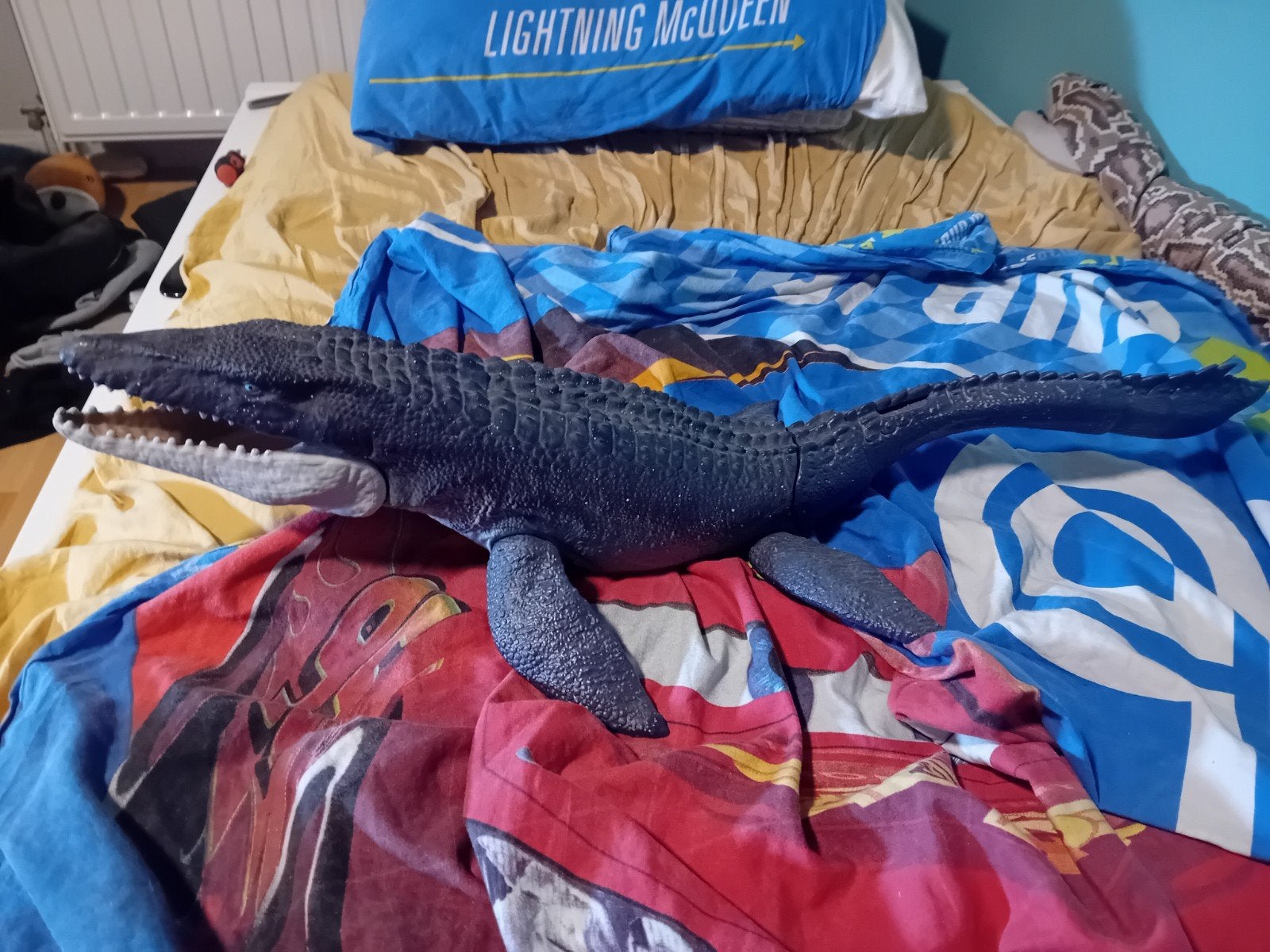 Mosasaurus speelgoed van jurassic world, Diversen, Ophalen, Gebruikt