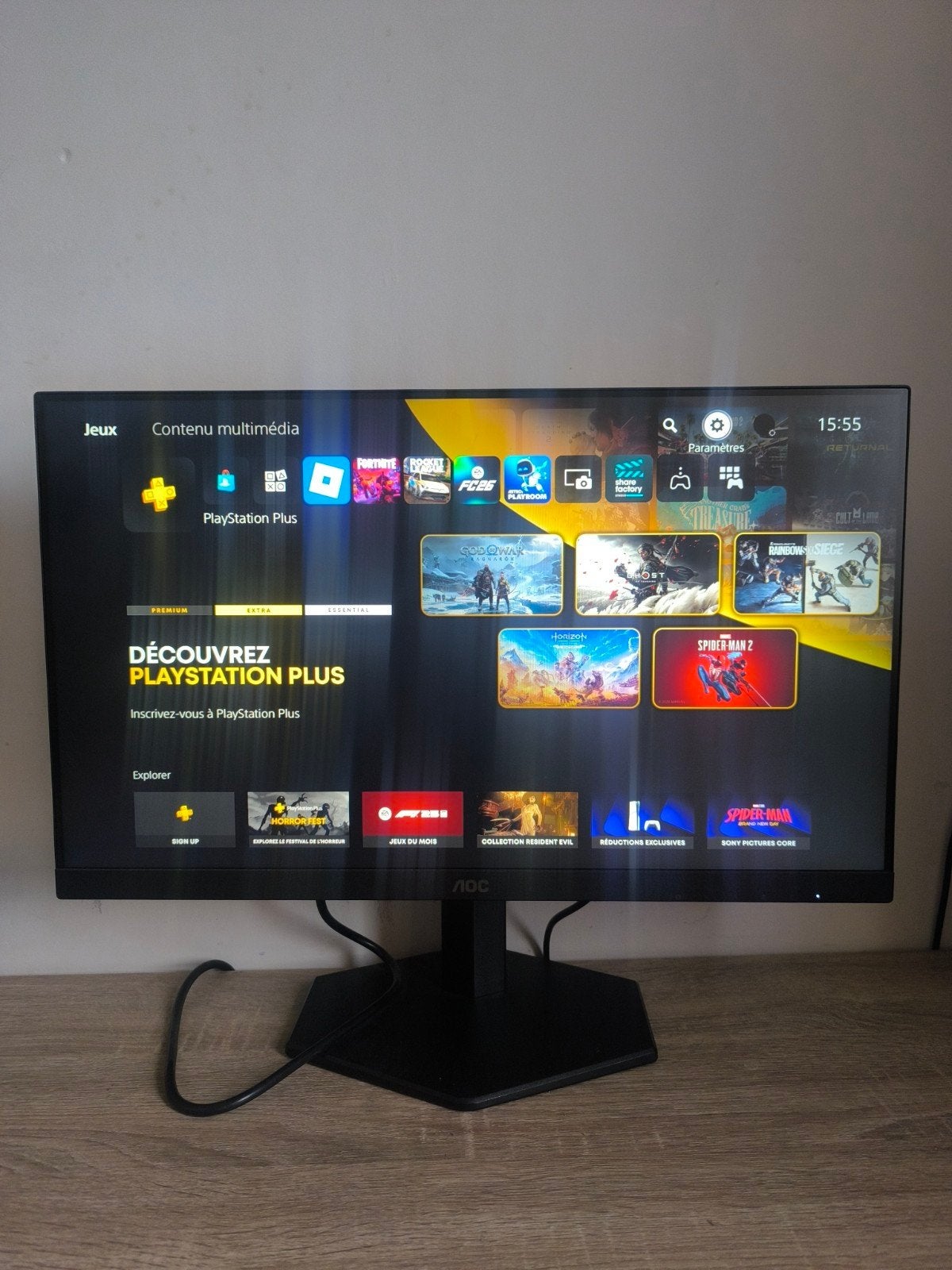 Écran AOC 180Hz, Informatique & Logiciels, Gaming, Connexion casque, HDMI, 151 à 200 Hz