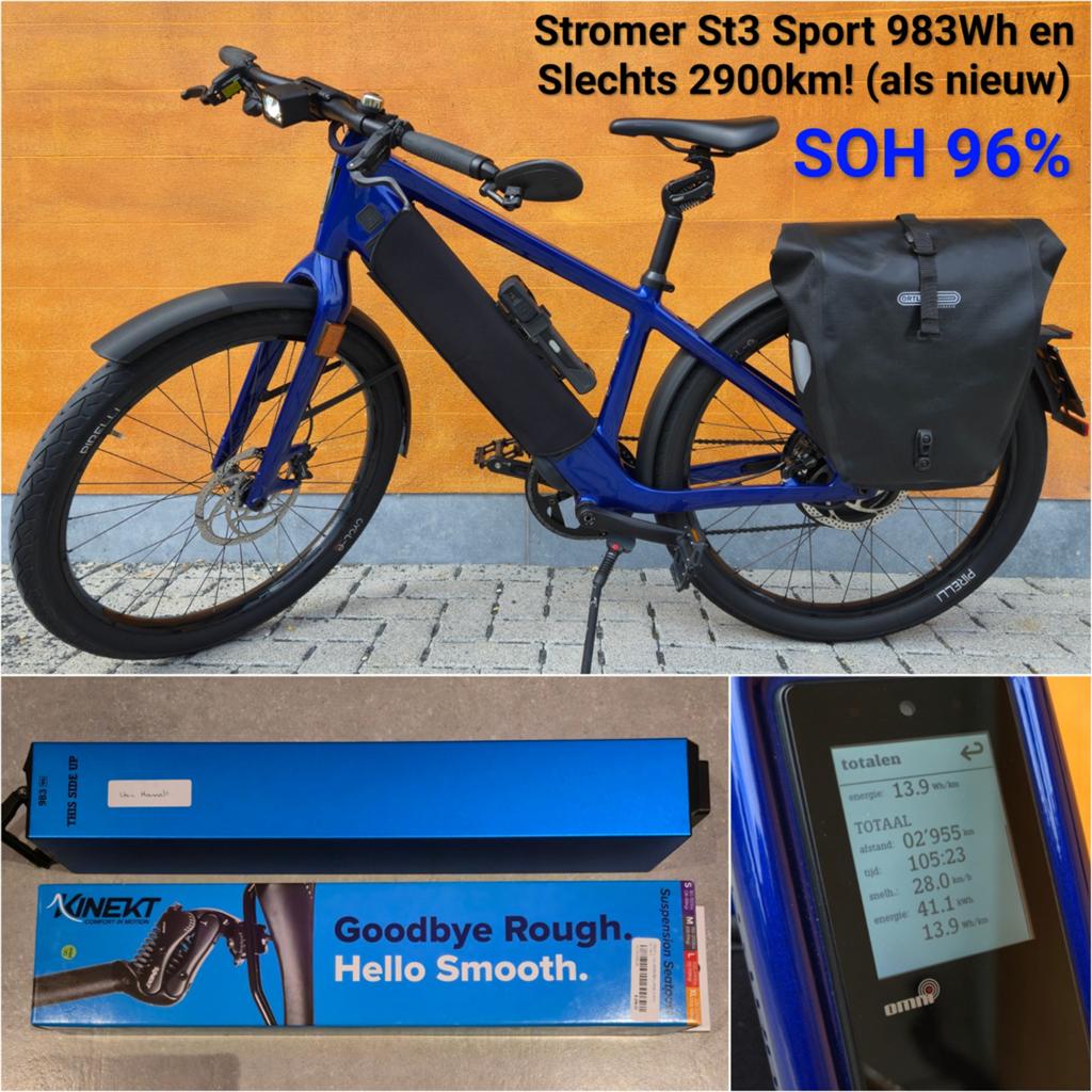 Stromer St3 Sport M 983Wh! Kinekt Met 2900km speedpedelec, Fietsen en Brommers, Elektrische fietsen, Zo goed als nieuw, Stromer