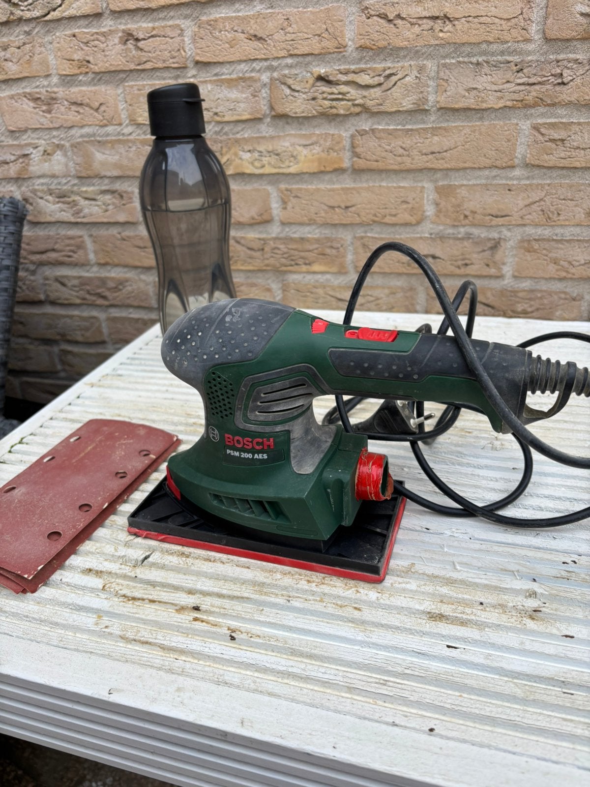 Vlakschuurmachine voor weinig geld, Bricolage & Construction, Outillage | Ponceuses, Enlèvement, Comme neuf, Ponceuse orbitale