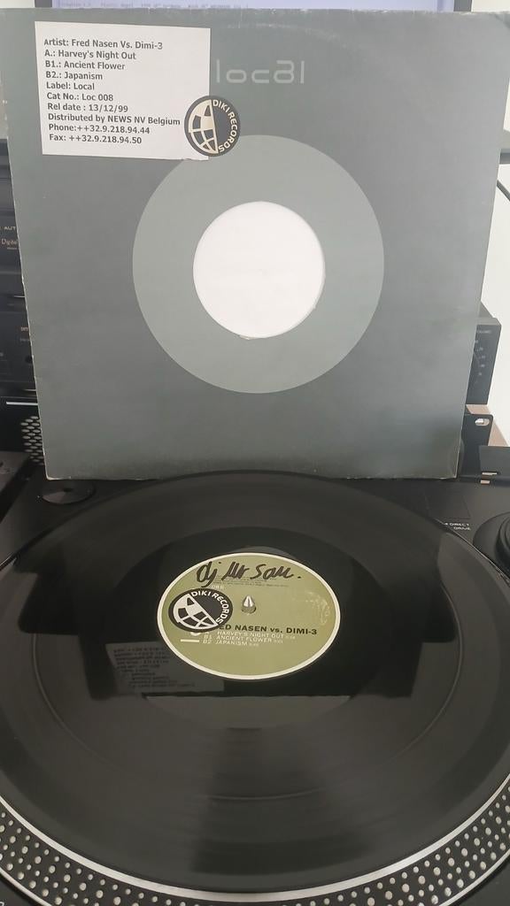 Fred Nasen vs. Dimi-3 – Harvey's Night Out, Cd's en Dvd's, Vinyl | Dance en House, Jazz-Dance en Acid Jazz, Gebruikt, 1990 - 1999