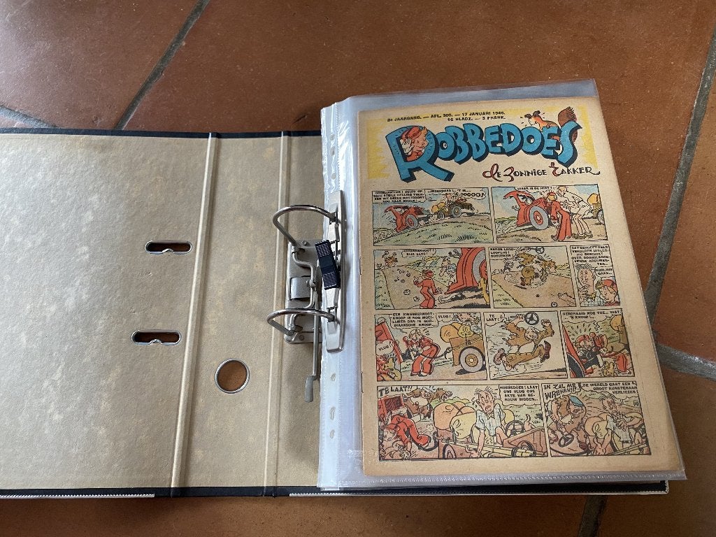Volledige jaargang Robbedoes weekblad 1946, Gelezen, Complete serie of reeks, Ophalen of Verzenden, Diverse Auteurs