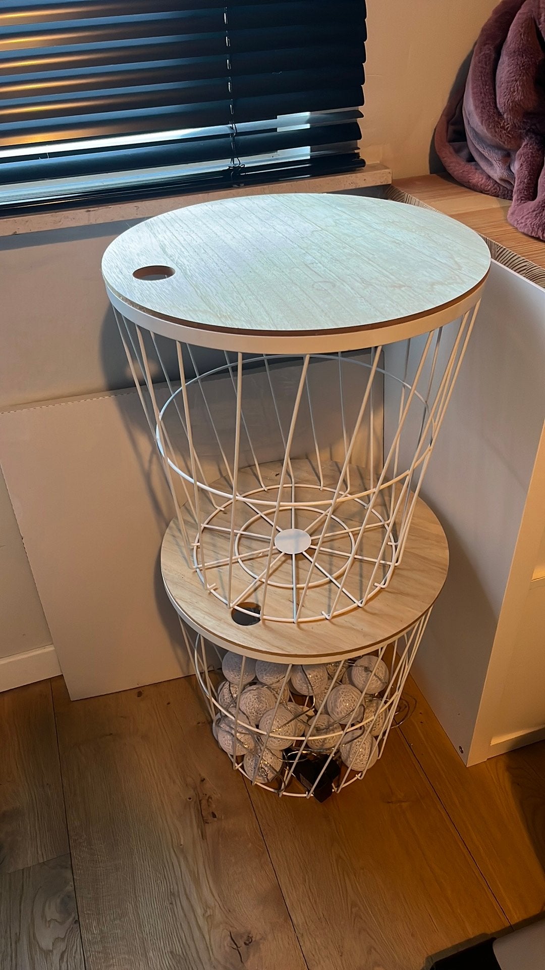 Panier avec couvercle: 2 pièces, Avec couvercle, Comme neuf, Enlèvement, Panier