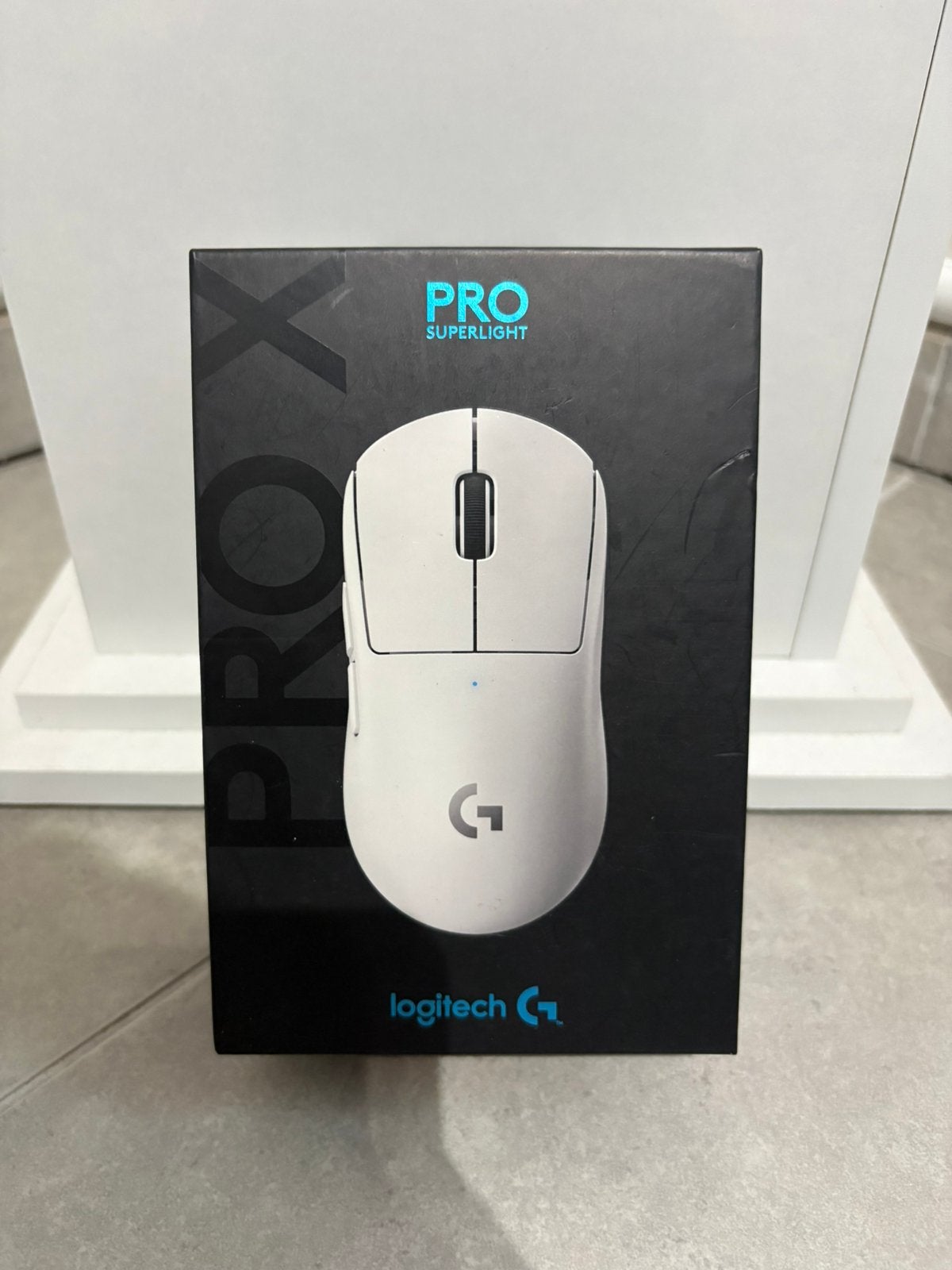 Logitech G Pro X Superlight (Gen 1), blanc, Informatique & Logiciels, Souris, Enlèvement ou Envoi, Comme neuf, Droitier