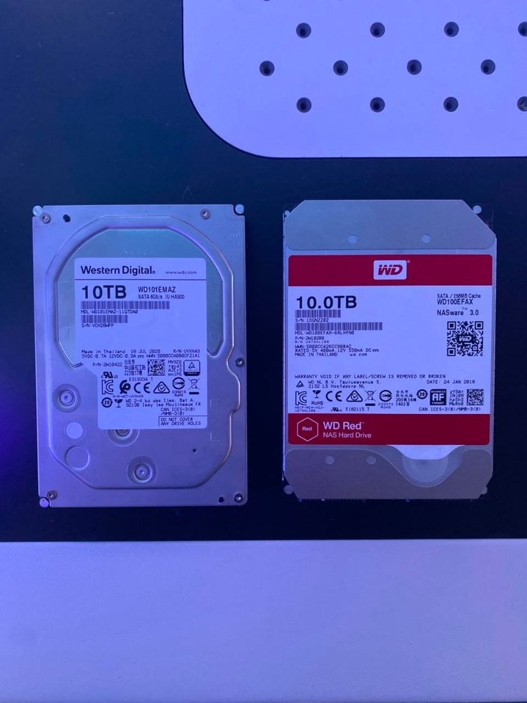 2 Nas Disks. 10 TB. Western Digital, Computers en Software, Harde schijven, Intern, Server, HDD, Ophalen of Verzenden