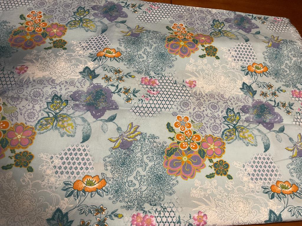 Prachtig stuk katoen stofje, frisse lente/ zomer kleurtjes, Hobby & Loisirs créatifs, Tissus & Chiffons, Enlèvement ou Envoi, Coton