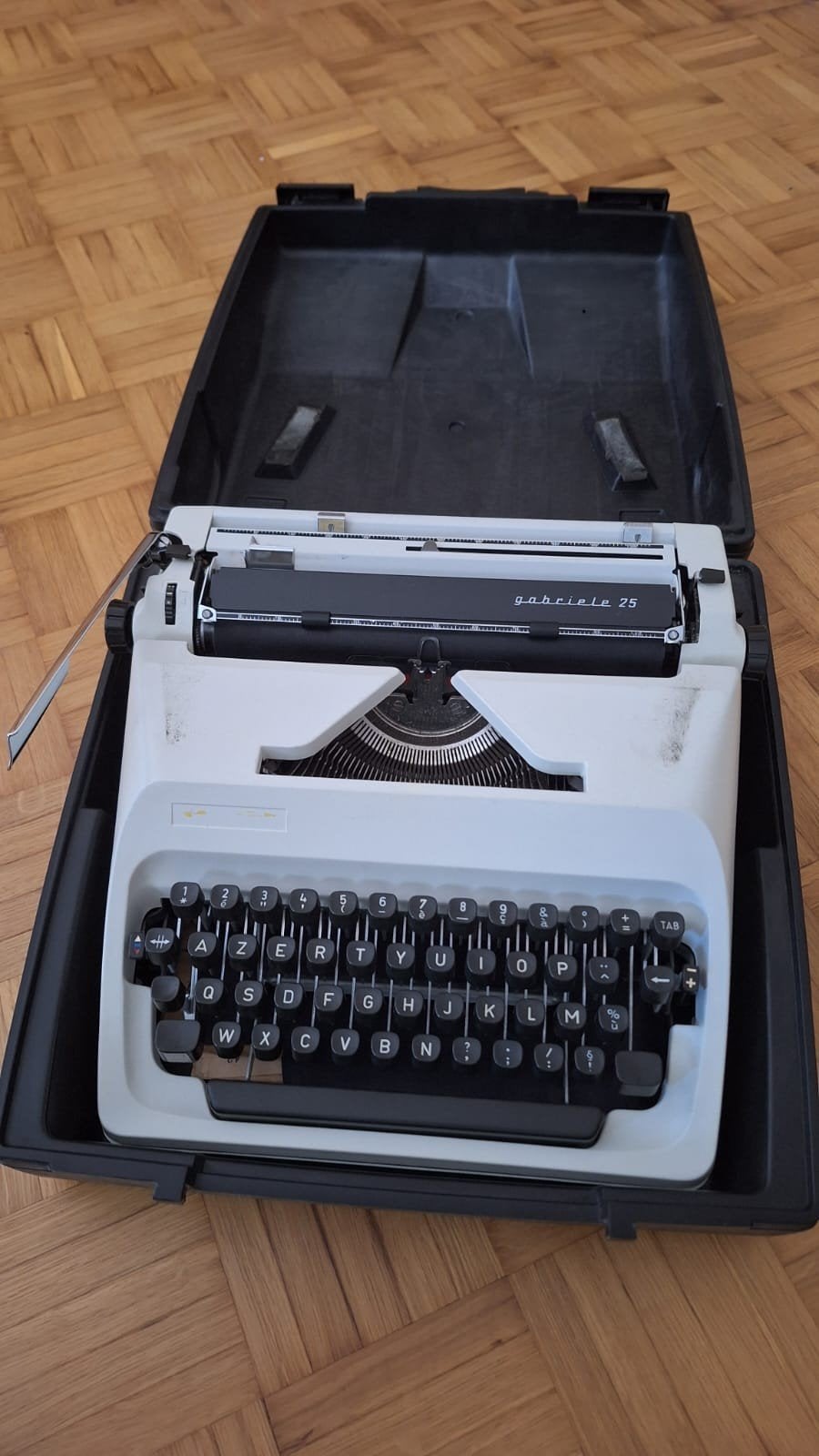 Vintage Adler Gabriele 25 typemachine met draagkoffer, Diversen, Ophalen, Gebruikt