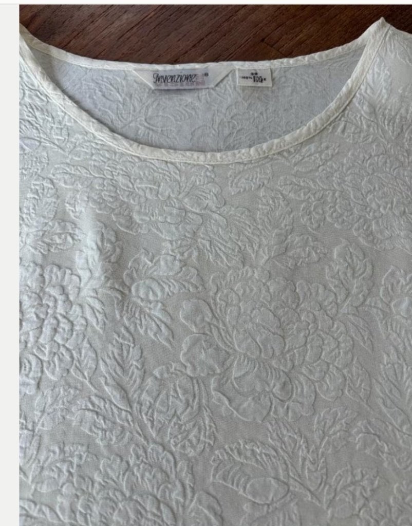 Blouse zijde maat 38, Kleding | Dames, Maat 38/40 (M), Wit, Invenzione, Ophalen of Verzenden