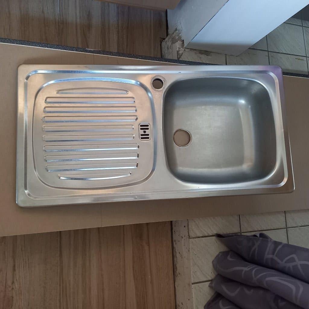 Evier cuisine, Ophalen, Gebruikt, Zilver