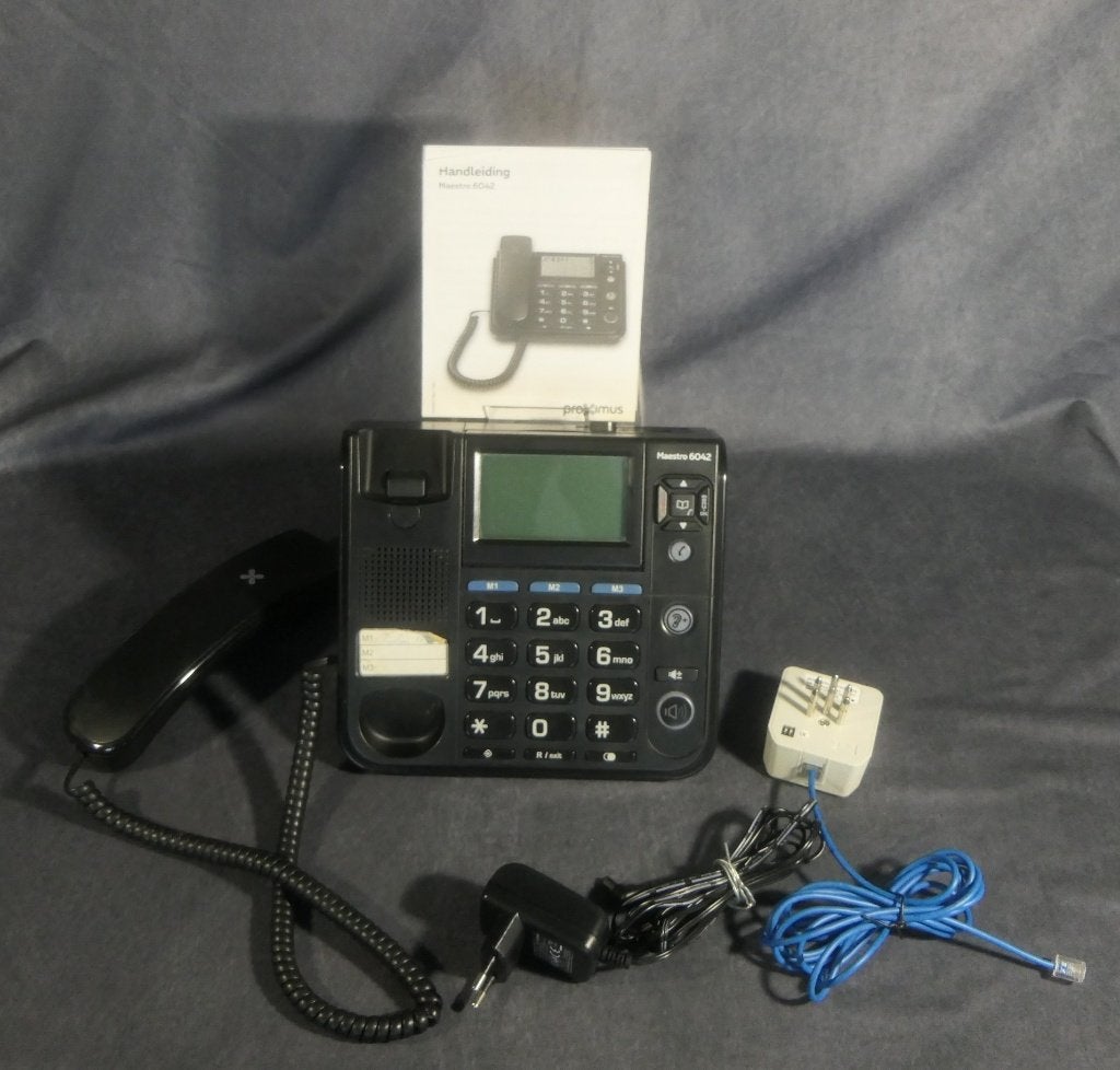 vaste telefoon merk/model : MAESTRO 6042, Ophalen of Verzenden, Gebruikt, 1 handset, Stralingsarm
