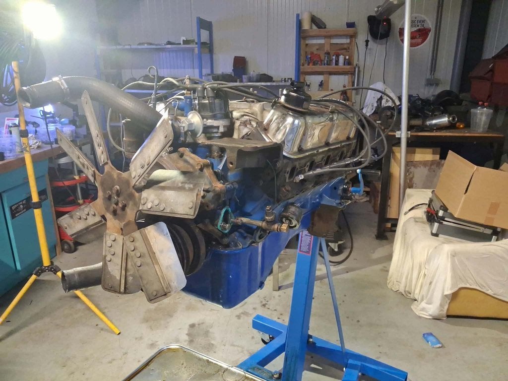 Ford 351 Windsor V8 + FMX Automaat  Compleet met accessoires, Ophalen, Gebruikt, Ford