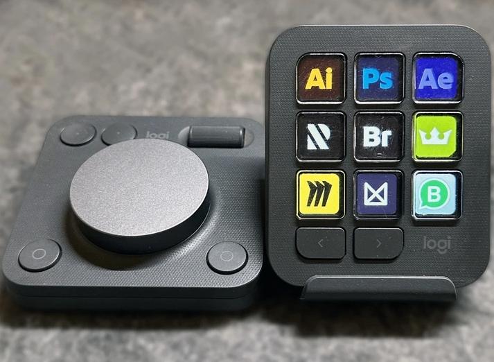 Logitech MX Creative Console, Computers en Software, Toetsenborden, Ophalen, Logitech G, Multimediatoetsen, Nieuw