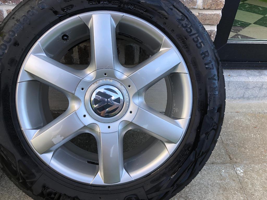 VW T5/T6 velgen “Suez” 17” met banden, Auto-onderdelen, Banden en Velgen, Ophalen, 17 inch, 235 mm, Band(en)
