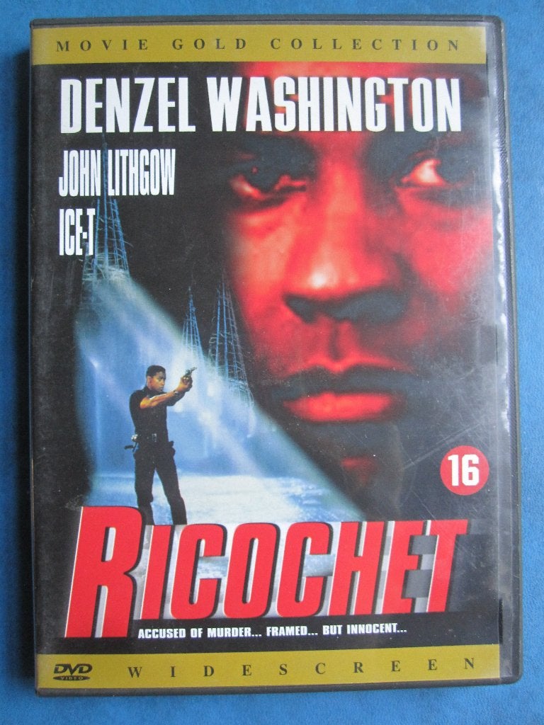 Ricochet (1991), Cd's en Dvd's, Dvd's | Thrillers en Misdaad, Engels, Vanaf 16 jaar, Nederlands, Actiethriller