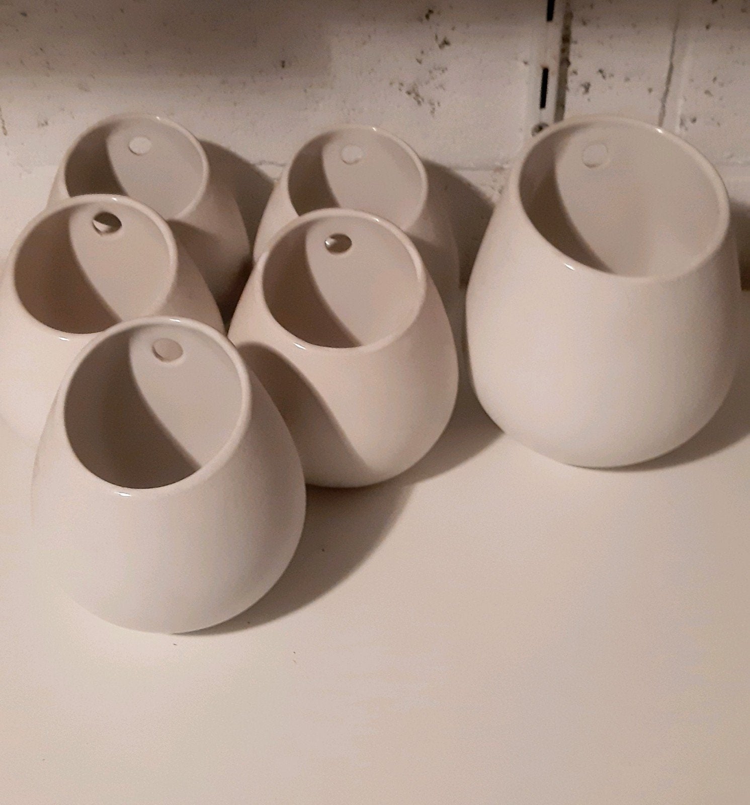 Keramiek potjes 6 stuks IKEA, Huis en Inrichting, Ophalen of Verzenden, Zo goed als nieuw, Keramiek, IKEA
