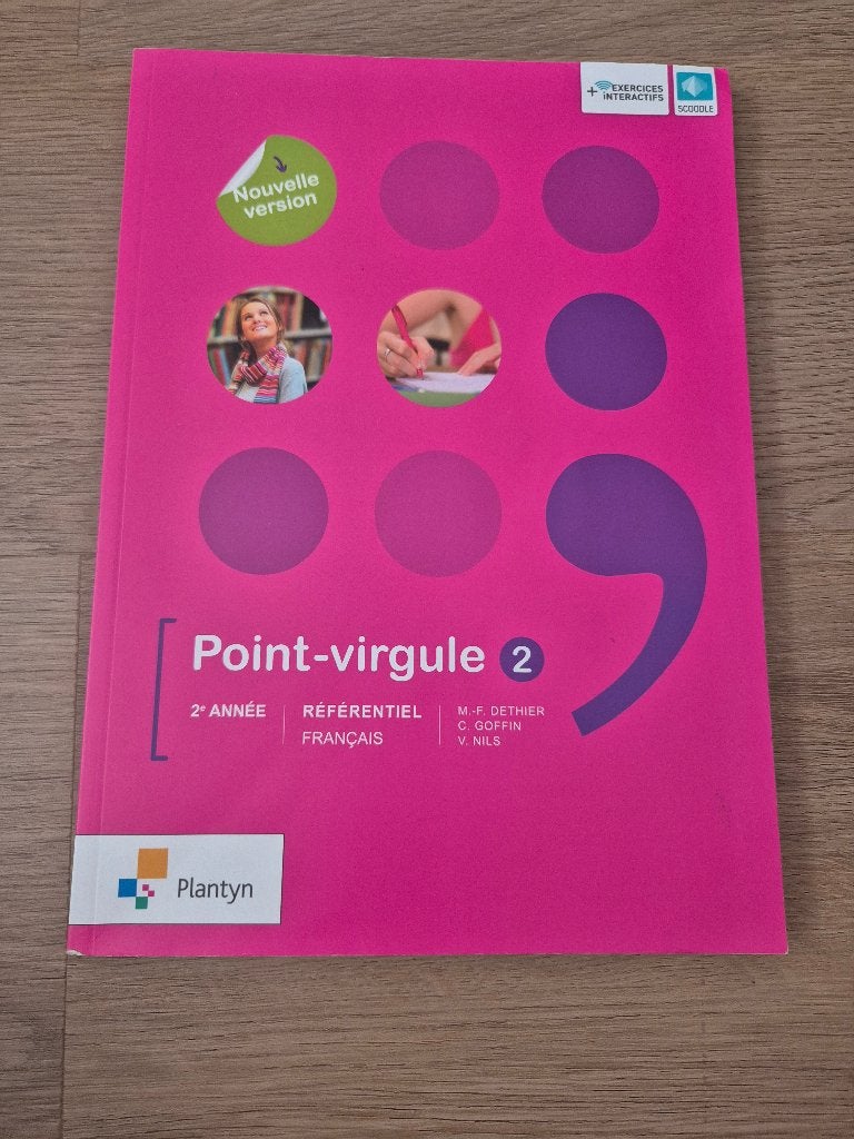 Point-virgule 2e, Livres, Livres scolaires, Plantyn, Biologie, Comme neuf, Enlèvement