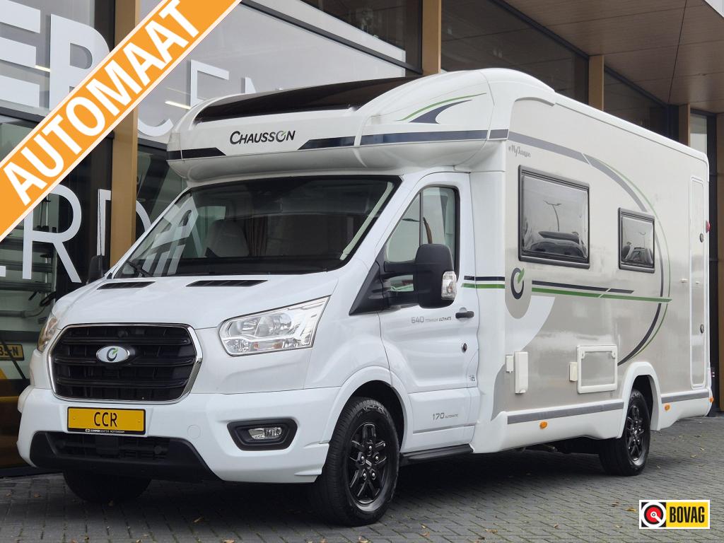 Chausson Titanium Premium 640 Automaat Face to face, Caravans en Kamperen, Mobilhomes, Automaat, Dakluik, 6 tot 7 meter, Diesel