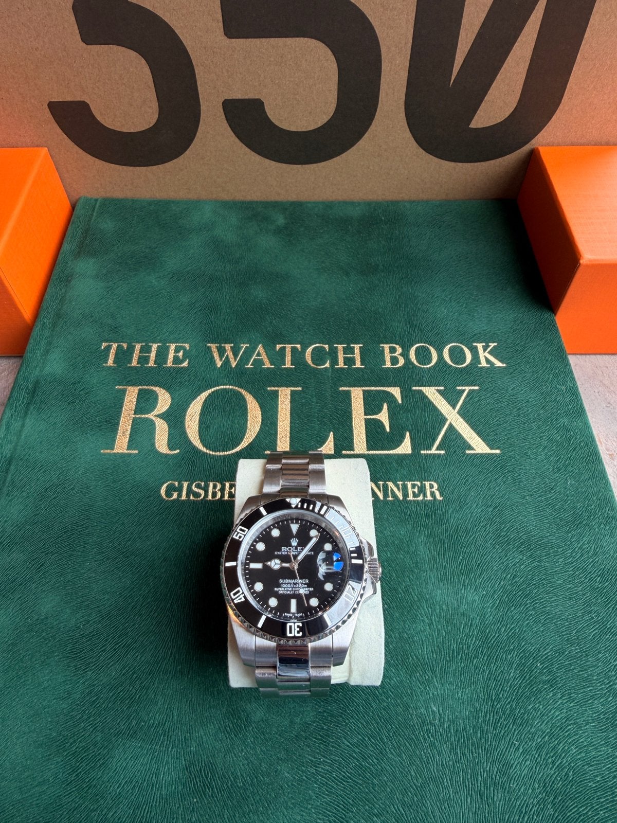 Rolex submariner zwart, Handtassen en Accessoires, Verzenden, Zo goed als nieuw, Rolex