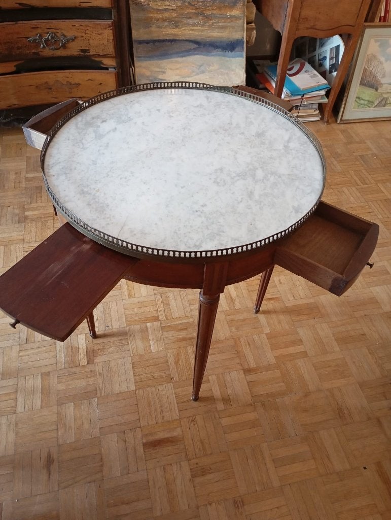 Table bouilliotte époque Louis XVI 1793, Antiquités & Art, Enlèvement ou Envoi