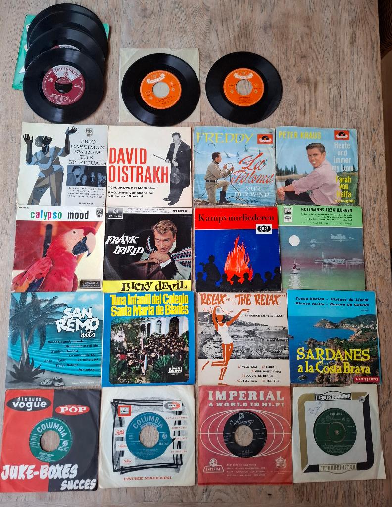 Lot singles (45T), Ophalen of Verzenden, Gebruikt, Overige formaten