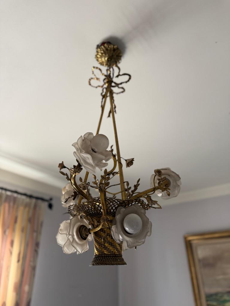 Antiek lustertje, Huis en Inrichting, Ophalen, Zo goed als nieuw