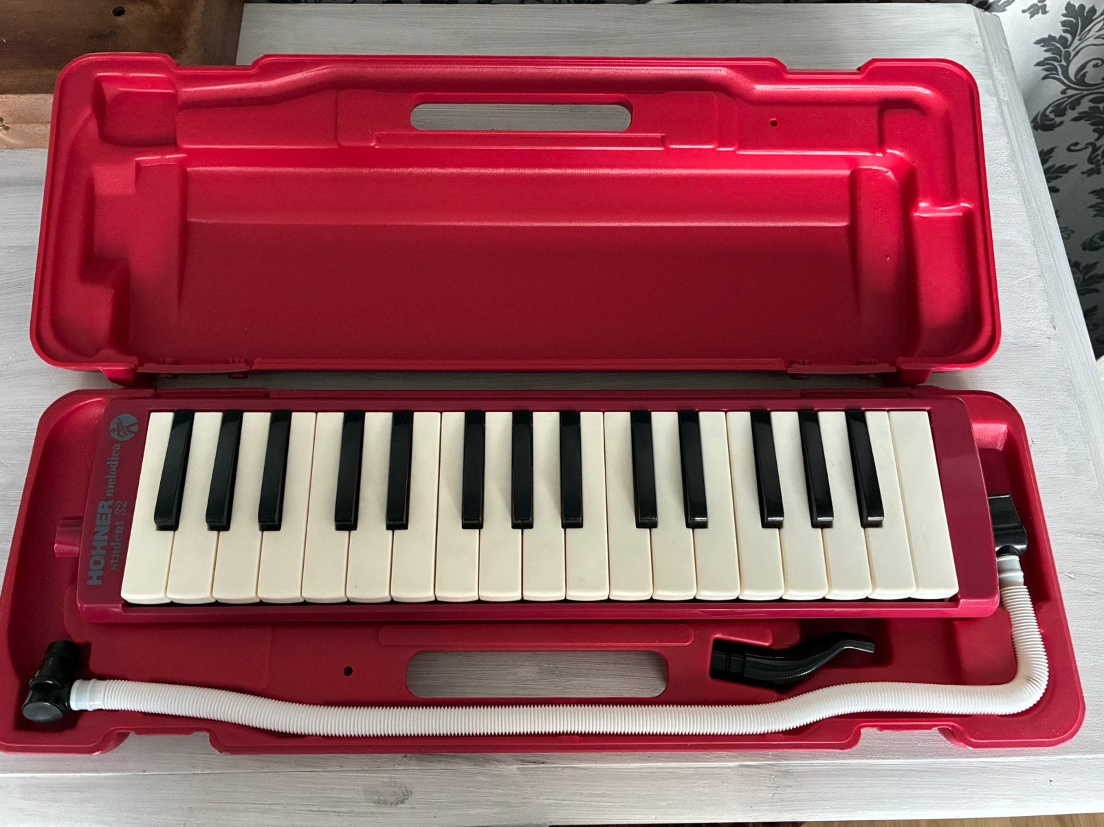 Melodica Hohner student 32, Ophalen, Gebruikt, Toetsaccordeon, Met koffer