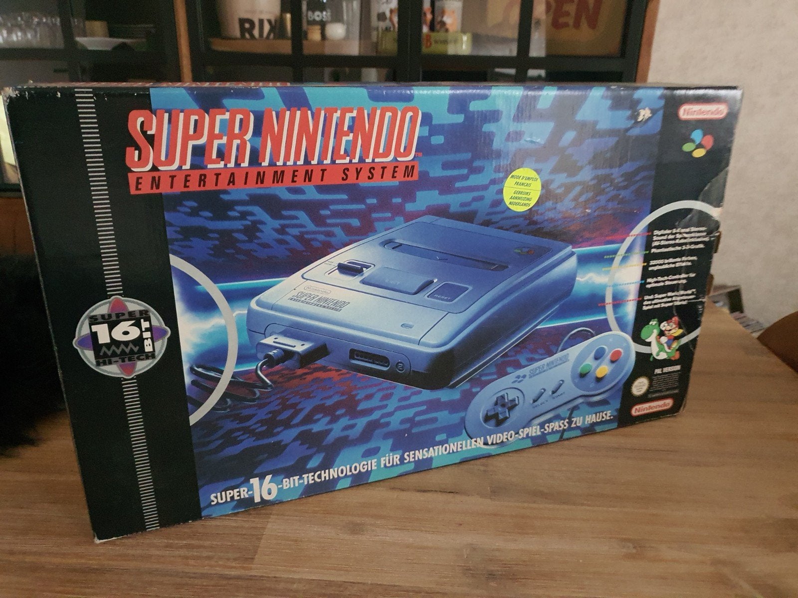 Nintendo snes 16bitt, Ophalen