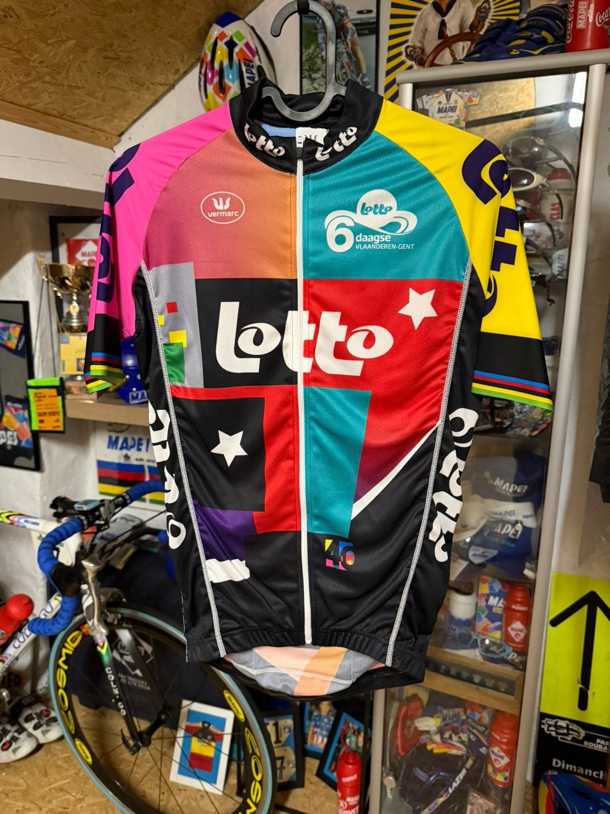 Lotto 40jaar - Elia Viviani, Vélos & Vélomoteurs, Enlèvement ou Envoi, Comme neuf, S