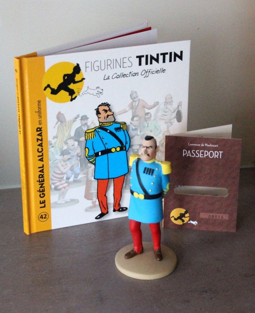 Moulinsart figurine n 42 Alcazar Tintin Hergé Kuifje, Collections, Envoi, Tintin, Comme neuf