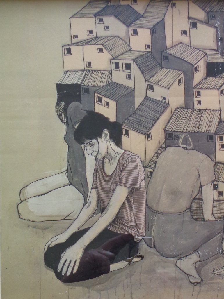 JUSTIN CASE / HYURA / KLEUROFFSET / 42x32cm / KADER / SIG, Signé, Enlèvement ou Envoi