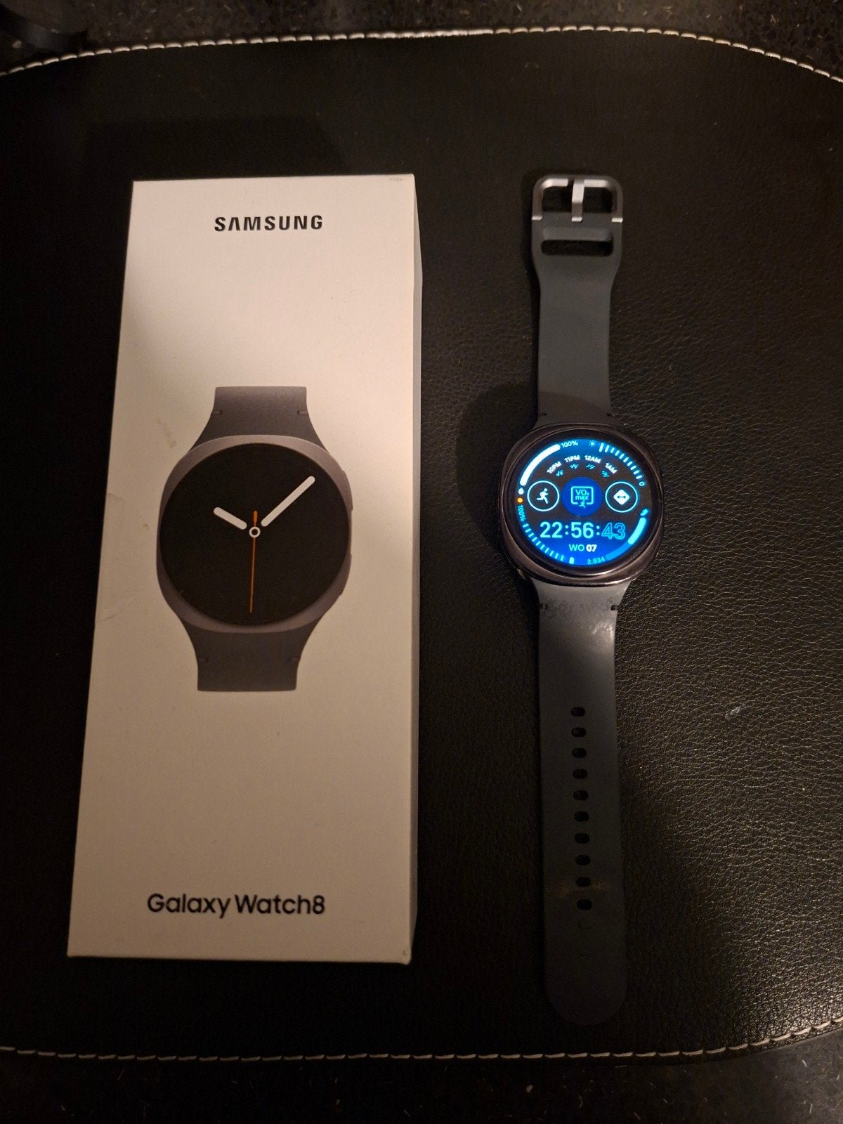 samsung galaxy watch 8 LTE 40mm, Stappen, Zwart, Ophalen of Verzenden, Zo goed als nieuw